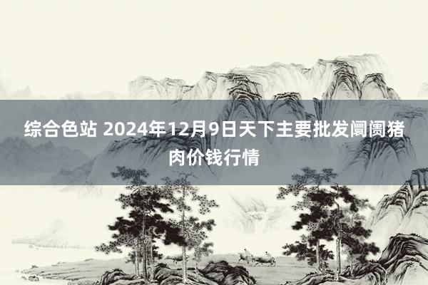 综合色站 2024年12月9日天下主要批发阛阓猪肉价钱行情
