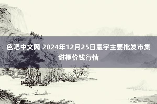 色吧中文网 2024年12月25日寰宇主要批发市集甜橙价钱行情