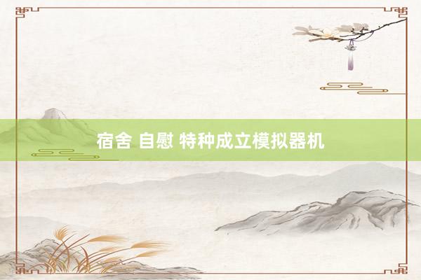 宿舍 自慰 特种成立模拟器机