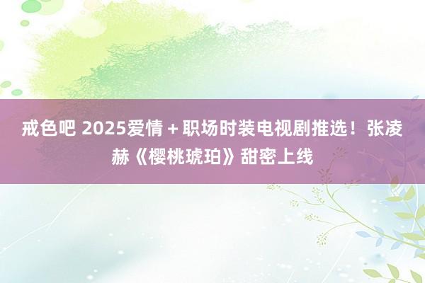 戒色吧 2025爱情＋职场时装电视剧推选！张凌赫《樱桃琥珀》甜密上线